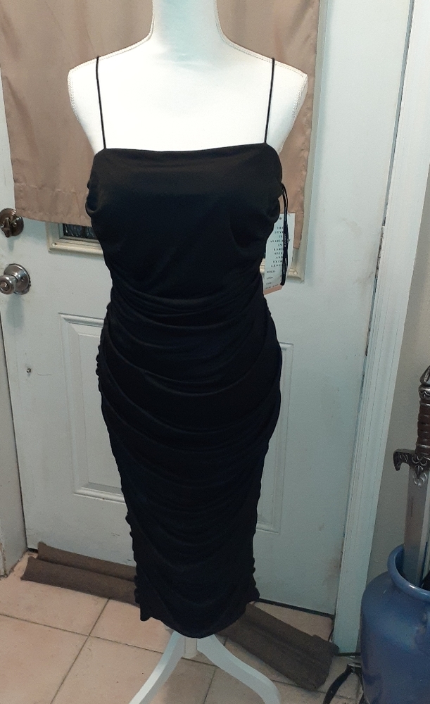 Bill levkoff  sample formal, evening, bridesmaids, dress size 10 color black